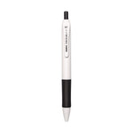 Sarasa Dry X1+ Gel Pen, Retractable, Medium 0.7 mm, Black Ink, White/Black Barrel, 12/Pack