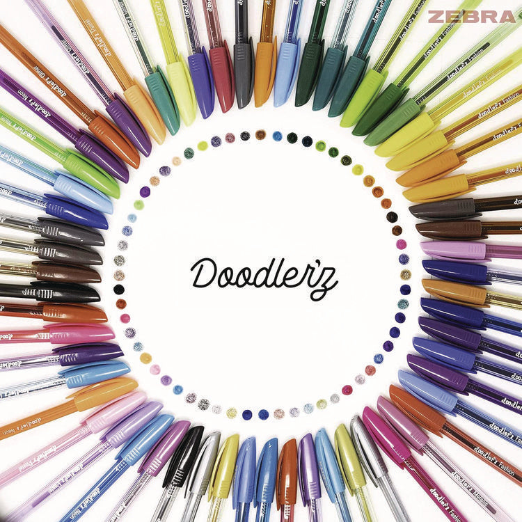 Doodler'z Gel Pen, Stick, Bold 1 Mm, Assorted Ink And Barrel Colors, 60/pack