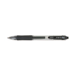 Sarasa Dry Gel X20 Gel Pen, Retractable, Medium 0.7 mm, Black Ink, Clear/Black Barrel, 36/Pack