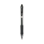 Sarasa Dry Gel X20 Gel Pen, Retractable, Medium 0.7 mm, Black Ink, Clear/Black Barrel, 36/Pack