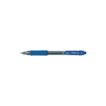 Sarasa Dry Gel X20 Gel Pen, Retractable, Medium 0.7 mm, Blue Ink, Clear/Blue Barrel, 12/Pack
