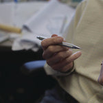 M-701 Mechanical Pencil, 0.7 mm, F (#2.5), Black Lead, Silver Barrel