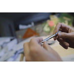 M-701 Mechanical Pencil, 0.7 mm, F (#2.5), Black Lead, Silver Barrel