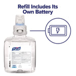 Advanced Hand Sanitizer Green Certified Foam Refill, For CS8 Dispensers, 1,200 mL, Fragrance-Free, 2/Carton