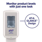 Advanced Hand Sanitizer Green Certified Foam Refill, For CS8 Dispensers, 1,200 mL, Fragrance-Free, 2/Carton