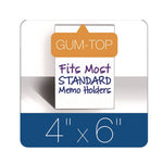 Second Nature Recycled Unruled Memo Pads, 4 x 6, White, 100 Sheets, 12/Pack