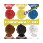 Acrylic Paint Set, Six Assorted Classic Colors, 2 oz Bottles, 6/Box