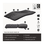 ERGO K860 Wireless Keyboard, Graphite
