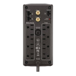 Back-UPS Pro Compact Tower LCD Battery Backup and Surge Protector with USB, 1,000 VA, 8 Outlets, 1,103 J