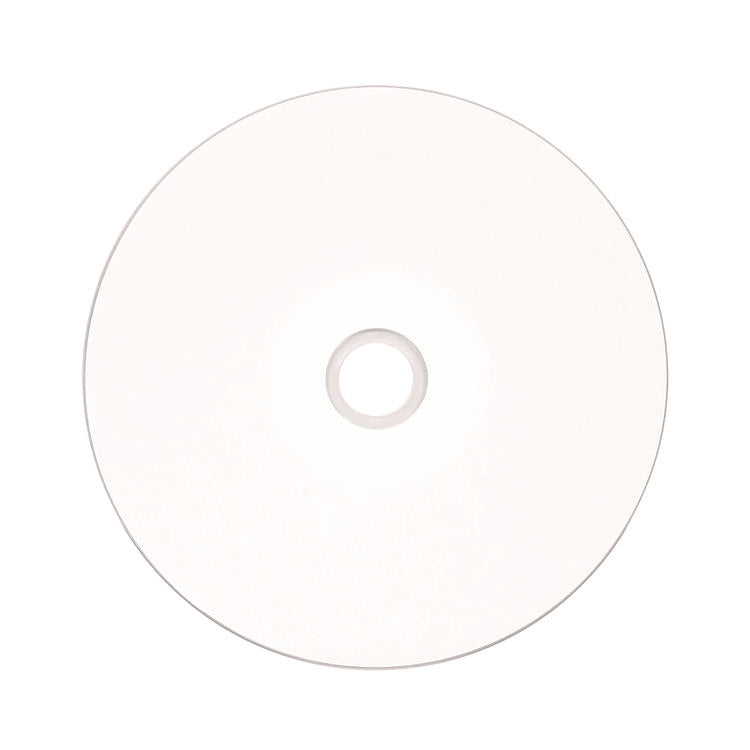 CD-R Printable Recordable Disc, 700 MB/80 min, 52x, Spindle, White, 100/Pack