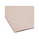 TUFF Extra Capacity Hanging File Folders with Easy Slide Tab, 2" Capacity, Letter, 1/3-Cut Tabs, Steel Gray, 18/Box