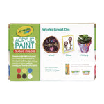 Acrylic Paint Set, Six Assorted Classic Colors, 2 oz Bottles, 6/Box