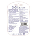 PinStripe USB 3.2 Flash Drive, 32 GB, Black