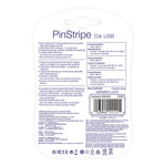 PinStripe USB 2.0 Flash Drive, 16 GB, Blue/Green, 2/Pack