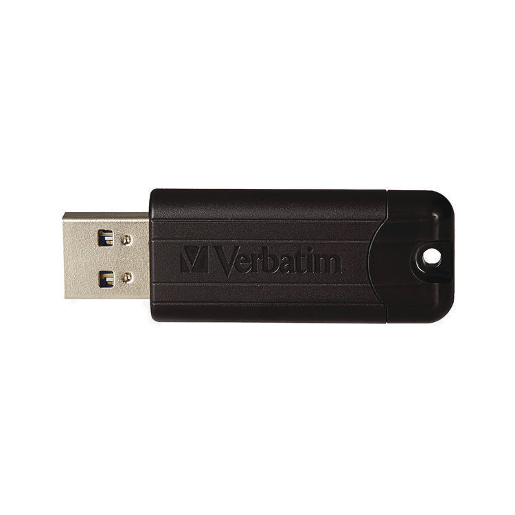 PinStripe USB 3.2 Flash Drive, 256 GB, Black