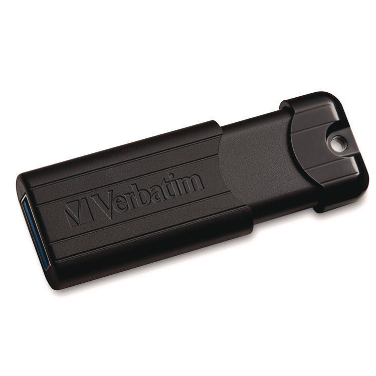 PinStripe USB 3.2 Flash Drive, 32 GB, Black