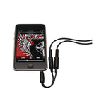 TuneShare 3.5 mm to 3.5 mm Audio Splitter, Black