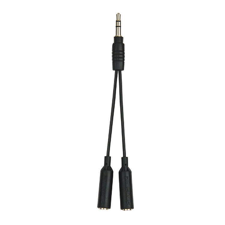 TuneShare 3.5 mm to 3.5 mm Audio Splitter, Black
