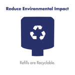 Education HEALTHY SOAP Fragrance Free Foam Refill, Unscented, 2,000 mL, 2/Carton