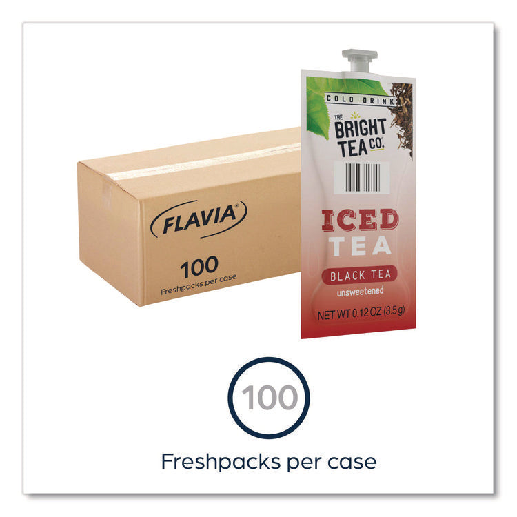 The Bright Tea Co. Unsweetened Iced Black Tea Freshpack, 100/Carton