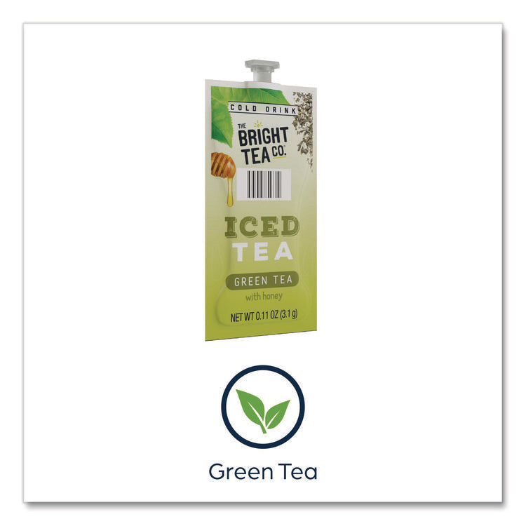 The Bright Tea Co. Iced Green Tea with Honey Freshpack, 100/Carton