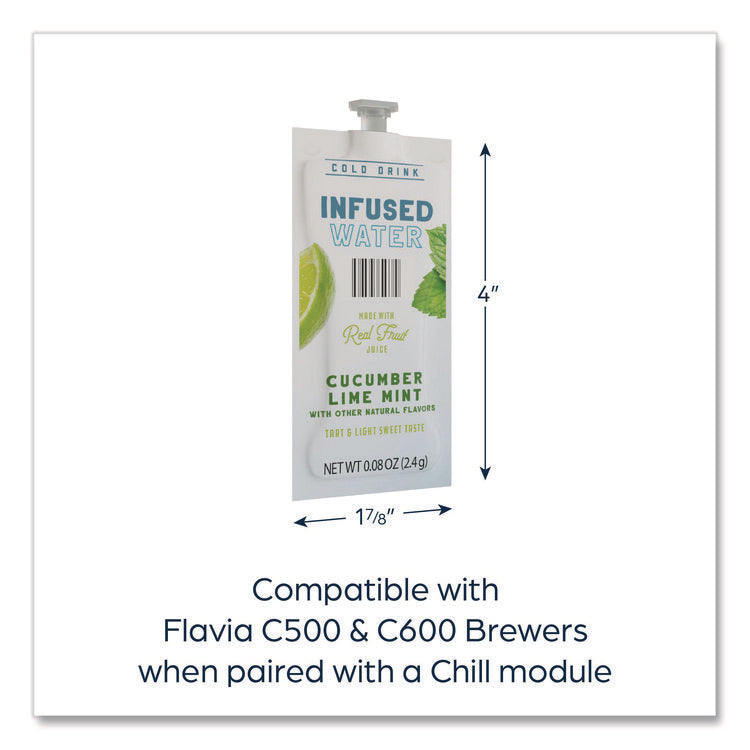 Cucumber Lime Mint Infused Water Freshpack, 100/Carton