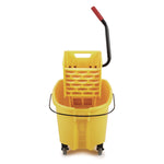 Wavebrake 2.0 Bucket/wringer Combos, Side-Press, 26 Qt, Plastic, Yellow