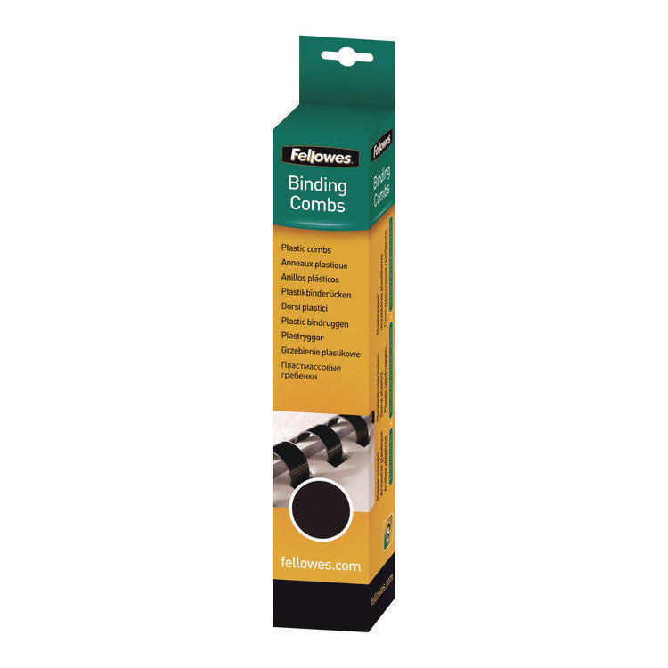 Plastic Comb Bindings, 1/4" Diameter, 20 Sheet Capacity, Navy, 100/Pack