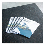 Plastic Comb Bindings, 1/4" Diameter, 20 Sheet Capacity, Navy, 100/Pack