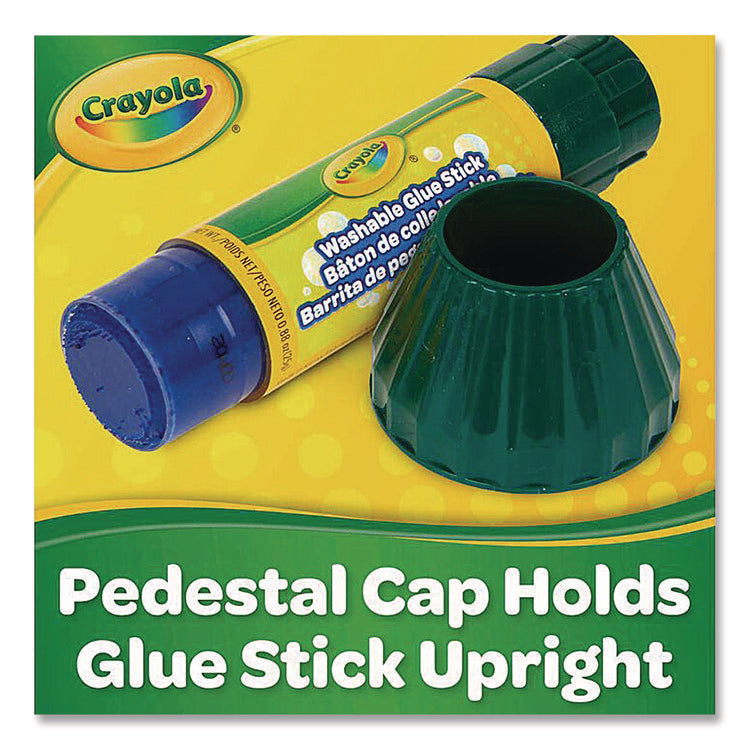 Washable Glue Sticks, 0.88 oz, Dries Clear