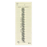 Time Cards for Acroprint, Amano and Lathem Time Clocks, One Side, 3.38" x 9", 200/Pack