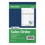 Multipart Sales Order Pad, Two-Part Carbonless, 5.56 x 7.94, 50 Forms/Pad, 10 Pads/Box