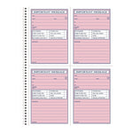 Important Message Book, Two-Part Carbonless, 4 Forms/Sheet, 200 Forms Total