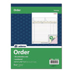 Multipart Sales Order Pad, Three-Part Carbonless, 8.34 x 10.19, 50 Forms Total
