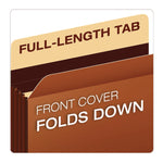 Tyvek Heavy-Duty Reinforced File Pockets, 3.5" Expansion, Letter Size, Redrope, 10/Box