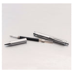 EnerGel Alloy RT Gel Pen, Retractable, Medium 0.7 mm, Black Ink, Polished Aluminum Barrel
