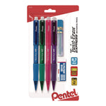 Twist Erase EXPRESS Mechanical Pencil, 0.7 mm, HB (#2), Black Lead, Assorted Color Barrels, 4/Pack
