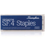 S.F. 4 Premium Staples, 0.25" Leg, 0.5" Crown, Steel, 5,000/Box