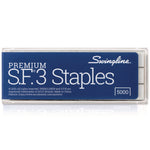S.f. 3 Premium Staples, 0.25" Leg, 0.5" Crown, Steel, 5,000/box