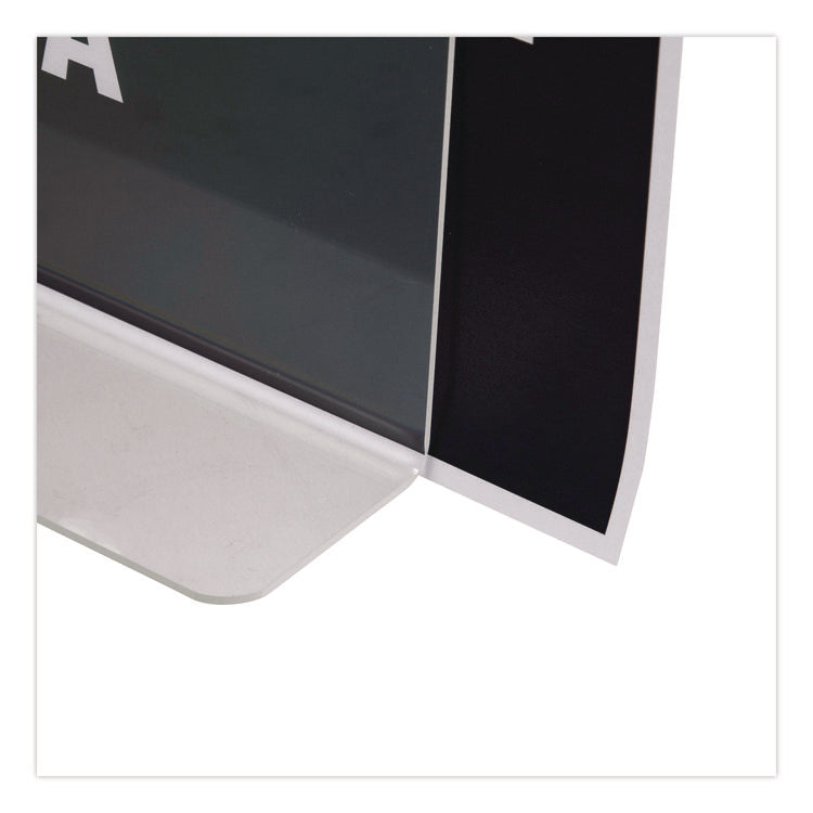 Acrylic Sign Holder, 8.5 x 11, Clear