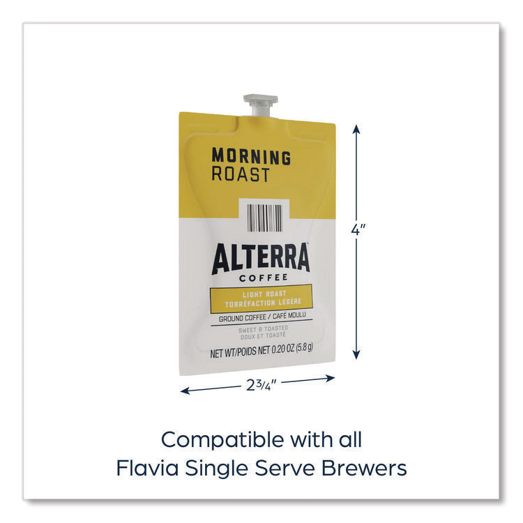 Alterra Morning Roast Coffee Freshpack, 100/Carton