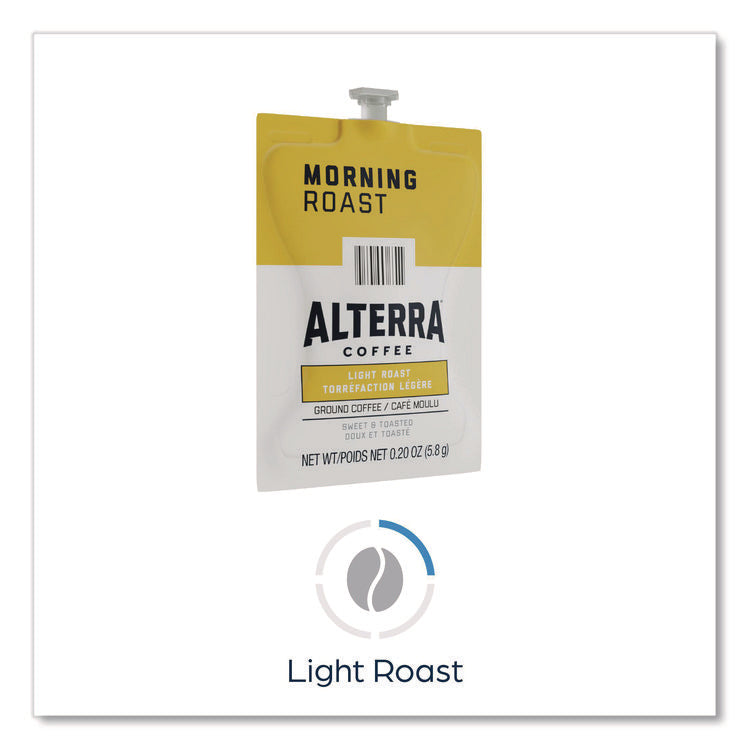 Alterra Morning Roast Coffee Freshpack, 100/Carton