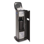 Ds360 High Capacity Hand Sanitizing Wipes Station, 17 X 17.25 X 44.25, Black/silver