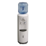Cold and Room Temperature Water Dispenser, 3 gal to 5 gal, 11.5 x 12.5 x 34, White