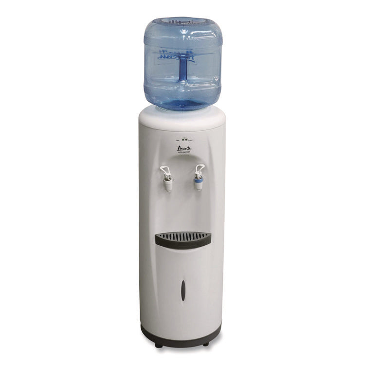 Cold and Room Temperature Water Dispenser, 3 gal to 5 gal, 11.5 x 12.5 x 34, White