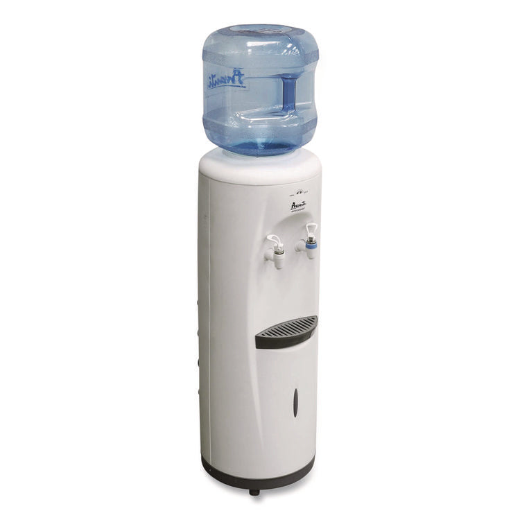 Cold and Room Temperature Water Dispenser, 3 gal to 5 gal, 11.5 x 12.5 x 34, White