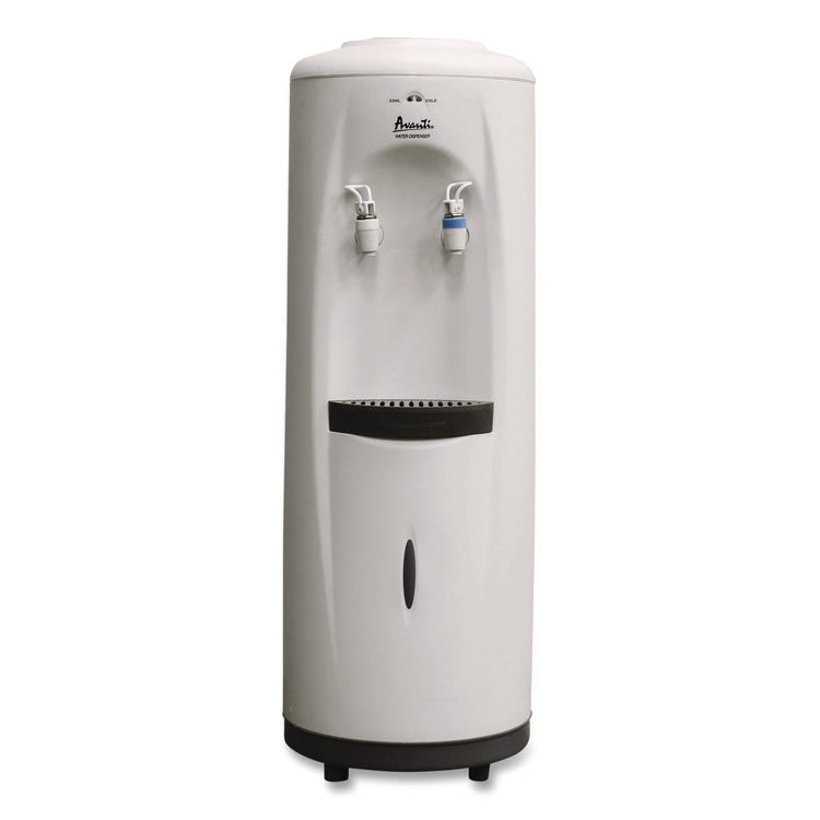 Cold and Room Temperature Water Dispenser, 3 gal to 5 gal, 11.5 x 12.5 x 34, White