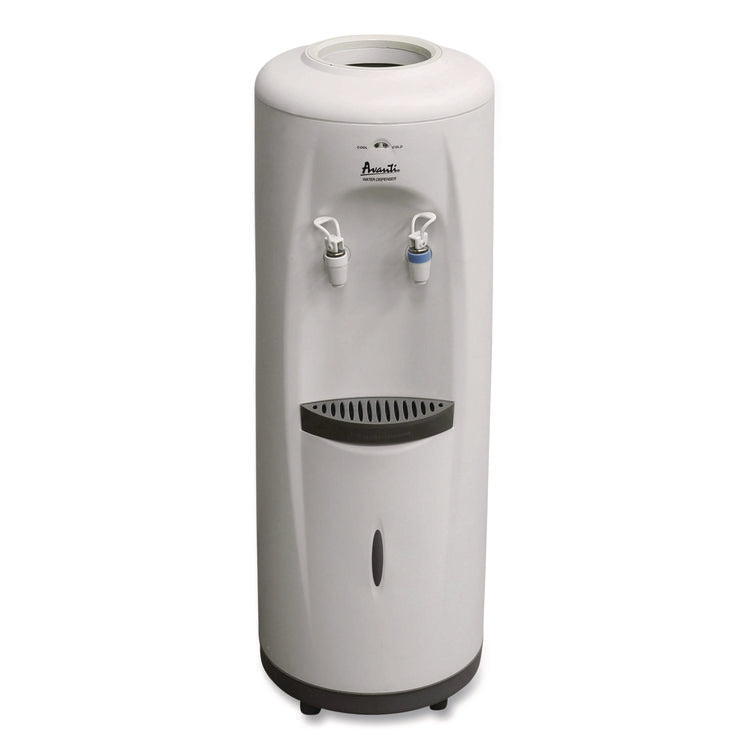 Cold and Room Temperature Water Dispenser, 3 gal to 5 gal, 11.5 x 12.5 x 34, White