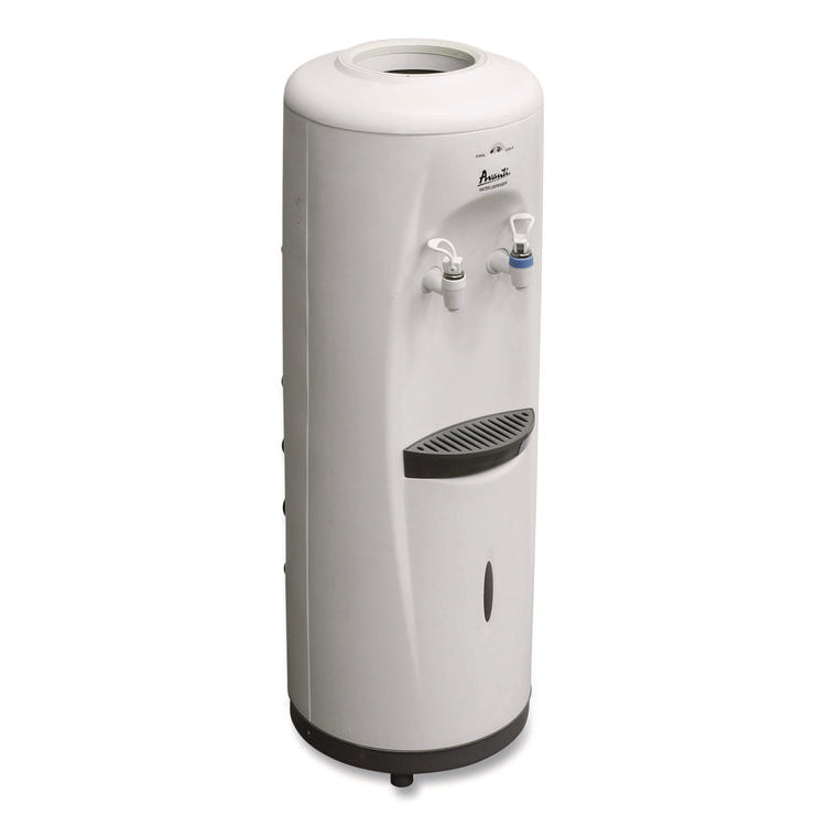 Cold and Room Temperature Water Dispenser, 3 gal to 5 gal, 11.5 x 12.5 x 34, White