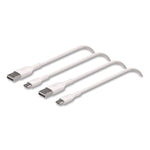 BOOST CHARGE USB-C to USB-A Cable, 3.3 ft, White, 2/Pack